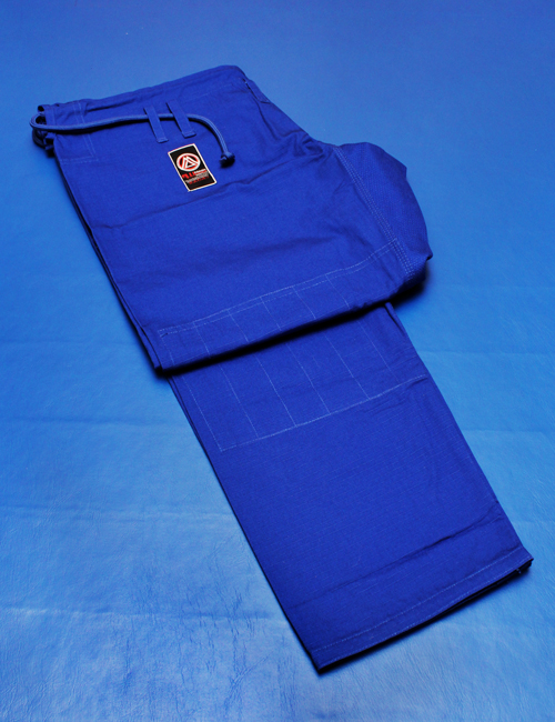 Folded pants of the BJJ Association Gi – Basic in blue